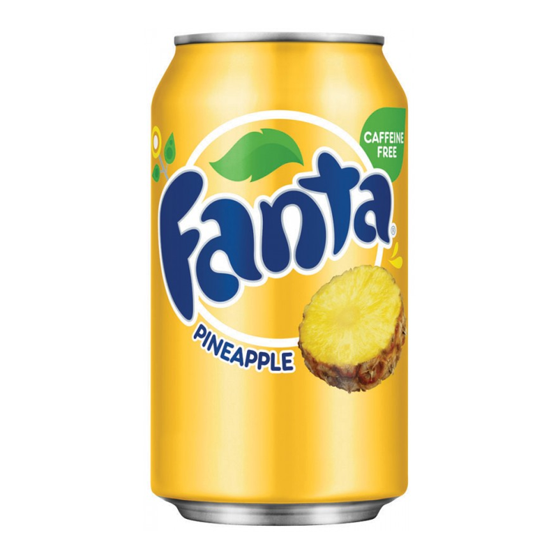 FANTA PINEAPPLE USA SODA 12oz (355ml) x 12 can Sweet Junction
